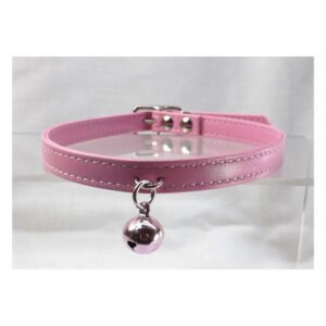 Нашийник з дзвіночком DS Fetish Collar rose with bell