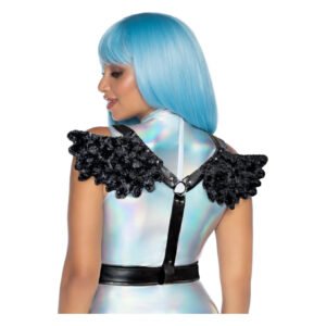 Портупея з крилами Leg Avenue Furry angel wing body harness O/S
