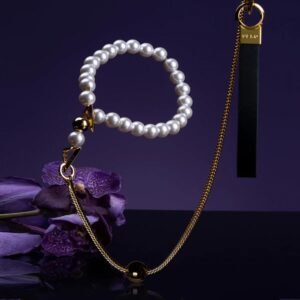 Повідець з італійською шкірою UPKO Moist Eyes Leash, 63 см