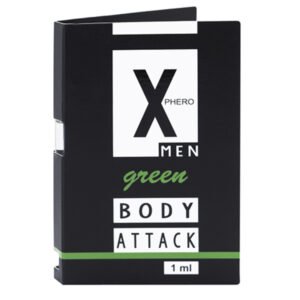 Пробник парфуми з феромонами чоловічі Aurora X-PHERO MEN Green 1ml.