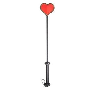 Стек DS Fetish Crop heart red/black