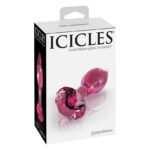 Скляна анальна пробка Pipedream Icicles No 79 рожевий