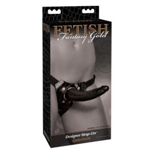 Страпон Pipedream Fetish Fantasy Gold на трусиках, чорний