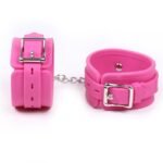 Силіконові наручники Silicone hand cuff pink