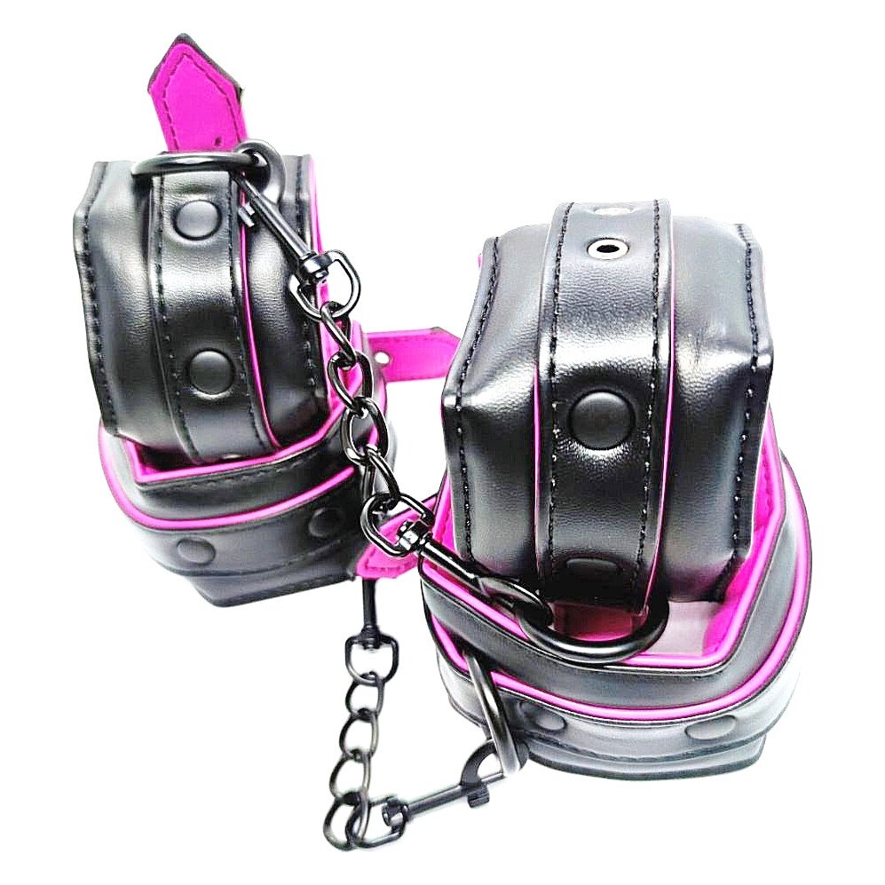 Наручинки та кайдани DS Fetish Kit of handcuffs and ankles Наручинки та кайдани DS Fetish Kit of handcuffs and ankles