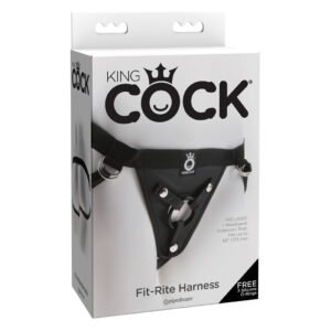 Трусики для страпона Pipedream King Cock кільцеве кріплення, колір чорний