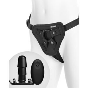 Трусики для страпону з вібруючим адаптером Vac-U-Loc Supreme Harness w Vibr. Plug