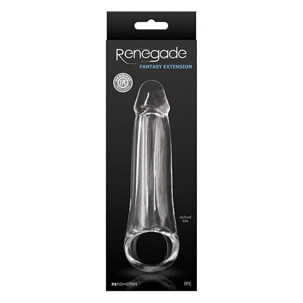 Подовжуюча насадка RENEGADE FANTASY EXTENSION SM CLEAR Подовжуюча насадка RENEGADE FANTASY EXTENSION SM CLEAR