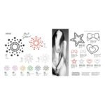 Прикраса для грудей MIMI Metallic Skin Transfer Bijoux Indiscrets