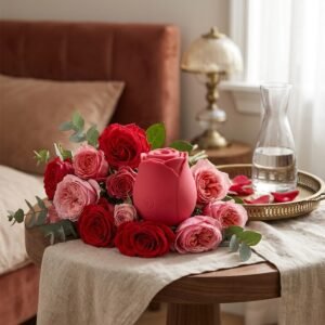 Вакуумний кліторальний стимулятор Chisa Rose Petal (Rose Red)