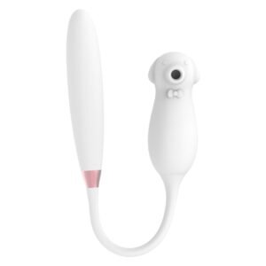 Вібратор подвійний білий Elva Dual Purpose (white)