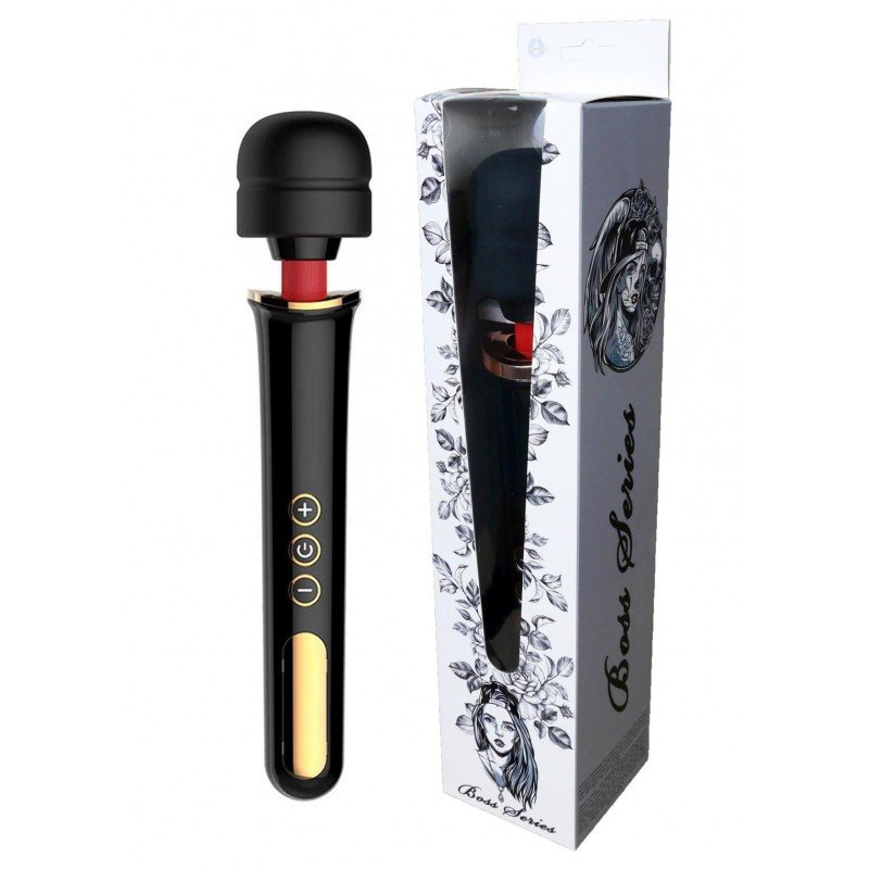 Вібратор-мікрофон чорний Massager Super Powerful USB 10 Function Вібратор-мікрофон чорний Massager Super Powerful USB 10 Function