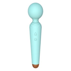 Вібро-мікрофон блакитний Rechargeable Power Wand USB 10 Functions
