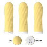 Віброкулька Rechargeable Silicone-Yellow