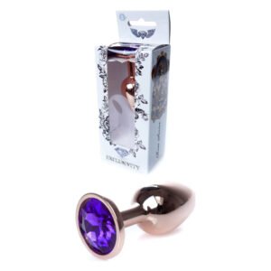 Анальна пробка S з фіолетовим каменем Jewellery