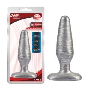 Анальна пробка Chisa Dark Muscle Stag Kaufman срібло 13.7 см * 4 см
