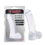 Фалоімітатор реалістичний Chisa Hi Basic Ding Dong, прозорий