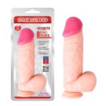 Фалоімітатор реалістичний з яєчками на присосці Chisa Ballsy Super Cock, бежевий