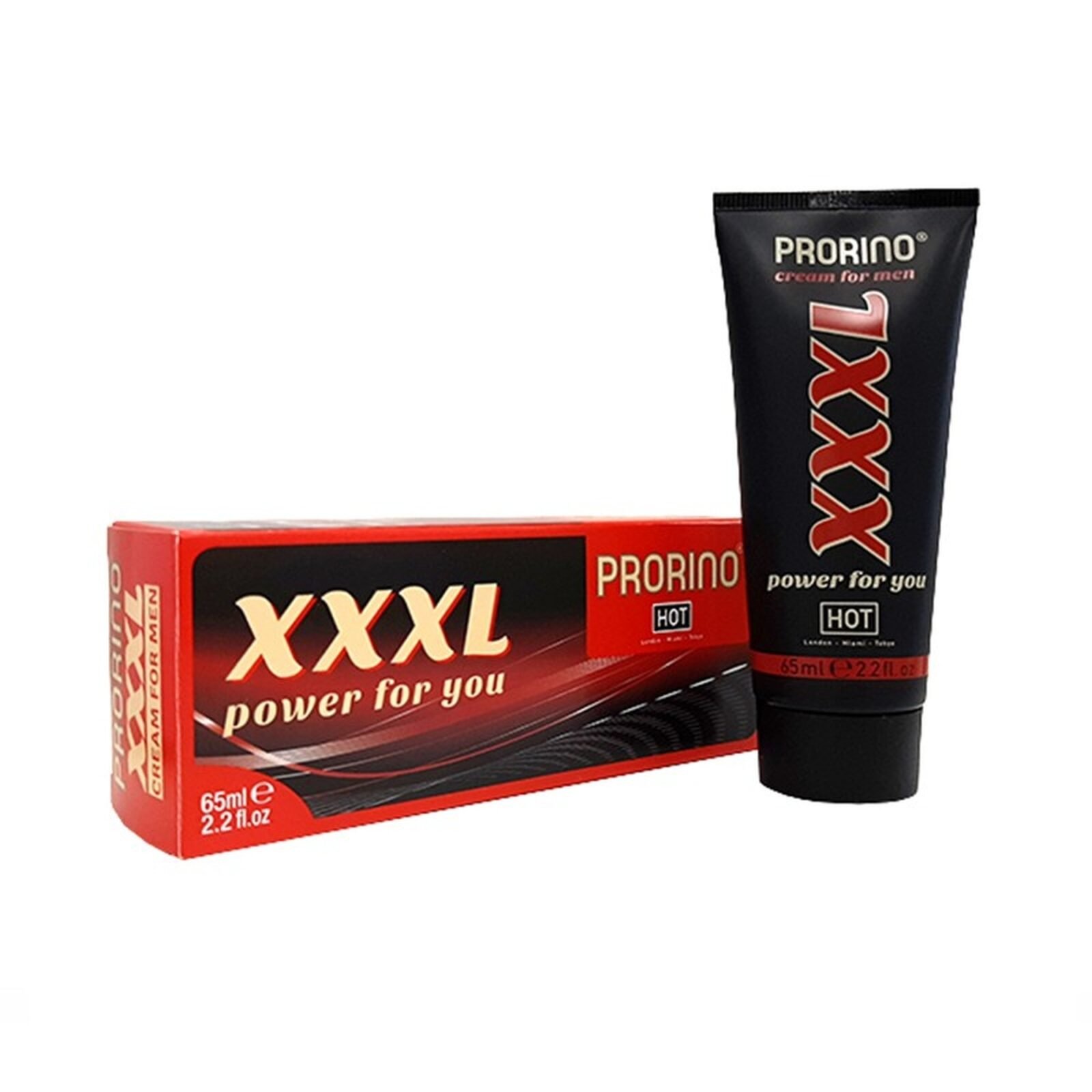 Крем, що збільшує об'єм, сильний HOT PRORINO XXXL Cream for men 65 мл Крем, що збільшує об'єм, сильний HOT PRORINO XXXL Cream for men 65 мл
