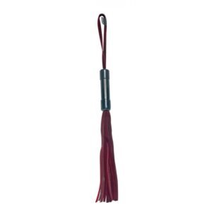 Плеть з петлею на рукояті Sex & Mischief бордова, 33 см - Enchanted Flogger