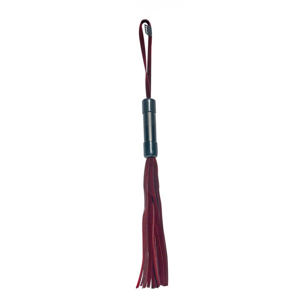 Плеть з петлею на рукояті Sex & Mischief бордова, 33 см - Enchanted Flogger Плеть з петлею на рукояті Sex & Mischief бордова, 33 см - Enchanted Flogger