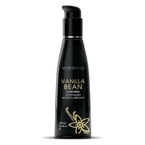 Їстівний лубрикант зі смаком ванілі Wicked Vanilla Bean на водній основі, 120 мл
