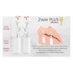 Мастурбатор Kokos Juilana Breast 2WayPlus з функцією масажу та вібрацією