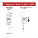 Автоматичний мастурбатор Tenga VACUUM GYRO ROLLER SET, ротація та вакуум, сумісний з Tenga Cup