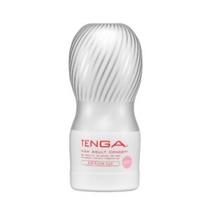 Мастубатор хай-тек рельєфний Tenga Air Flow Gentle, білий