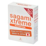 Супертонкі латексні презервативи Sagami Xtreme Superthhin (ціна за упаковку, 3 шт.)