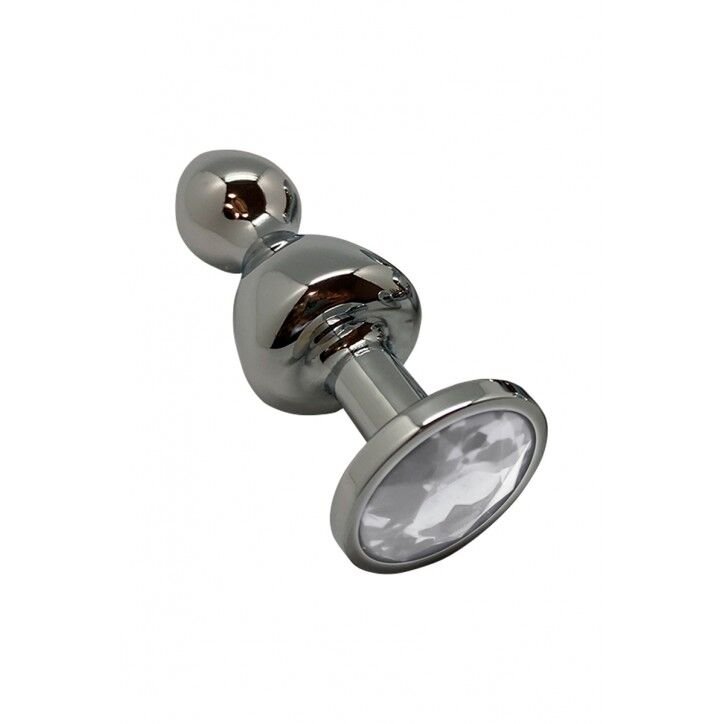 Металева анальна пробка Wooomy Lollypop Double Ball Metal Plug M, діаметр 3,1 см, довжина 9,4 см Металева анальна пробка Wooomy Lollypop Double Ball Metal Plug M, діаметр 3,1 см, довжина 9,4 см