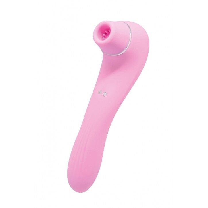 Вакуумний стимулятор з вібрацією Wooomy Smoooch Pink Clitoral Suction & Vibration, 10х2 режимів Вакуумний стимулятор з вібрацією Wooomy Smoooch Pink Clitoral Suction & Vibration, 10х2 режимів