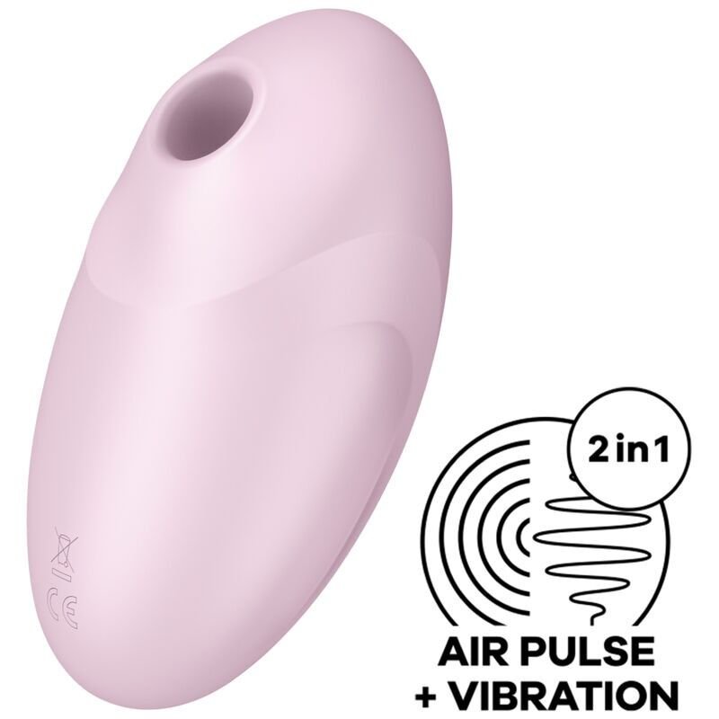 Вакуумний стимулятор з вібрацією Satisfyer Vulva Lover 3 Pink Вакуумний стимулятор з вібрацією Satisfyer Vulva Lover 3 Pink