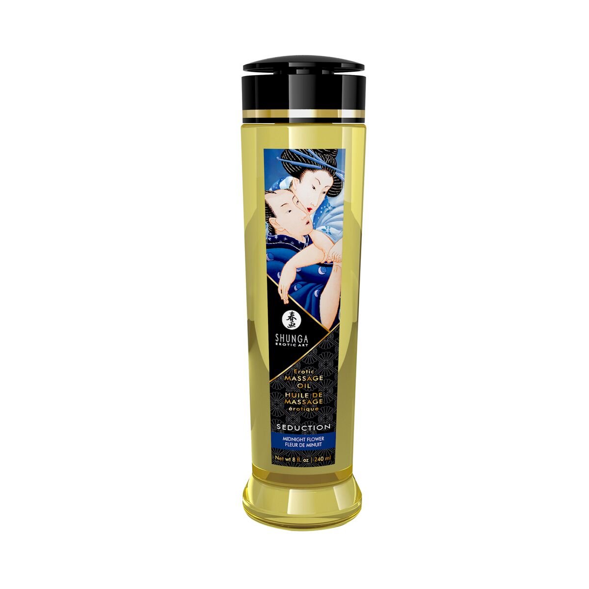 Масажна олія Shunga Seduction – Midnight Flower (240 мл), натуральна, зволожувальна Масажна олія Shunga Seduction – Midnight Flower (240 мл), натуральна, зволожувальна