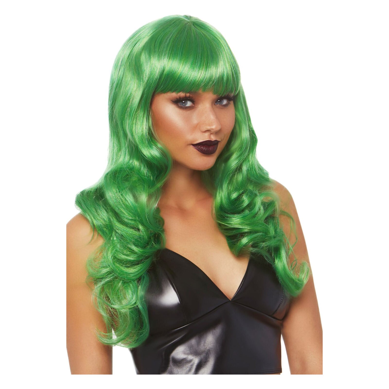 Хвиляста перука Leg Avenue Misfit Long Wavy Wig Green, довга, реалістичний вигляд, 61 см Хвиляста перука Leg Avenue Misfit Long Wavy Wig Green, довга, реалістичний вигляд, 61 см