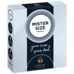 Презервативи ультратонкі Mister Size латексні, 53 мм (ціна за упаковку, 3 шт.)