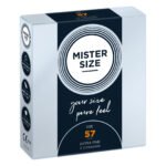 Презервативи латексні Mister Size 57 мм ультра тонкі (ціна за упаковку, 3 шт.)