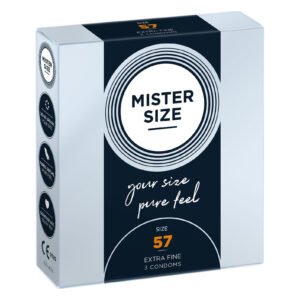 Презервативи латексні Mister Size 57 мм ультра тонкі (ціна за упаковку, 3 шт.)