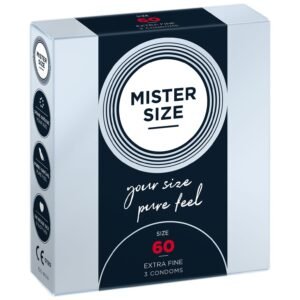 Презервативи латексні Mister Size 60 мм ультра тонкі (ціна за упаковку, 3 шт.)