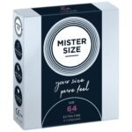 Презервативи латексні Mister Size 64 мм ультра тонкі (ціна за упаковку, 3 шт.)
