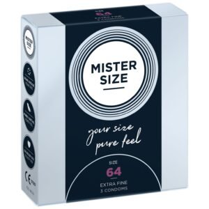 Презервативи латексні Mister Size 64 мм ультра тонкі (ціна за упаковку, 3 шт.)