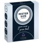 Презервативи латексні Mister Size 69 мм ультра тонкі (ціна за упаковку, 3 шт.)
