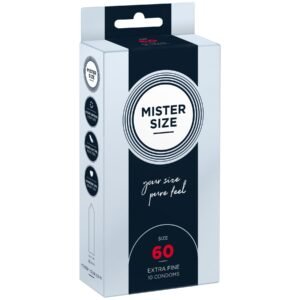 Презервативи латексні Mister Size 60 мм ультра тонкі (ціна за упаковку 10 шт.)