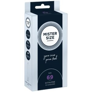 Презервативи латексні Mister Size 69 мм ультра тонкі (ціна за упаковку, 10 шт.)