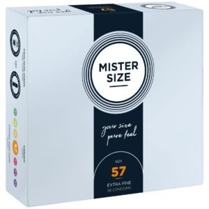 Презервативи ультратонкі Mister Size 57 мм (ціна за упаковку 36 шт.)