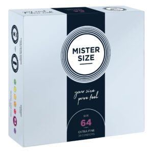 Презервативи ультатонкі латексні Mister Size 64 мм (ціна за упаковку 36 шт.)