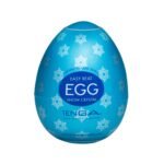 Мастурбатор яйце з рельєфом Tenga Snow Crystal, білий