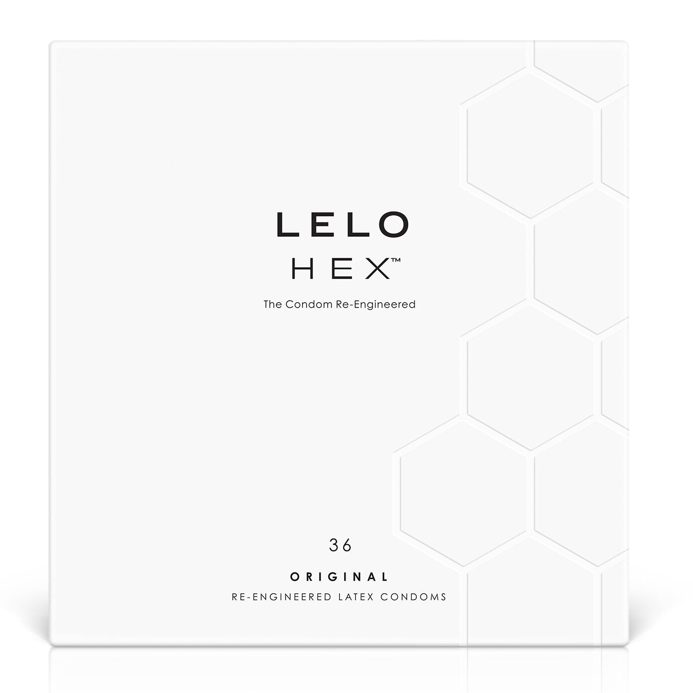 Презервативи LELO HEX Condoms Original 36 Pack, тонкі та суперміцні Презервативи LELO HEX Condoms Original 36 Pack, тонкі та суперміцні