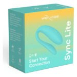 Смарт-вібратор для пар We-Vibe Sync Lite Aqua, 10 віброрежимів, можна поєднувати з проникним сексом