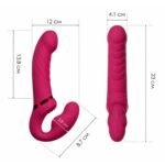 Безремінний смарт-страпон Lovense Lapis vibrating strapless strap-on, 3 мотори